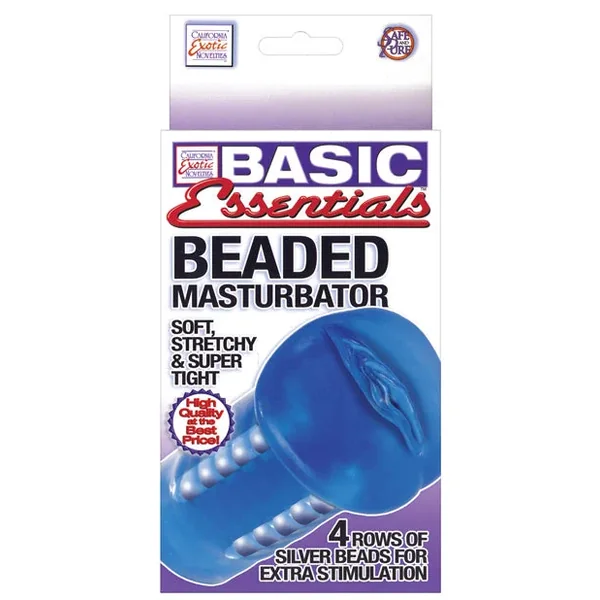 Beaded Masturbator – Blue