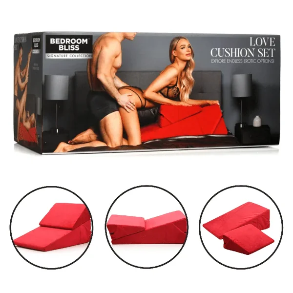 Bedroom B Love Cushion Set Red Bondage Gear Sex Furniture Specifications