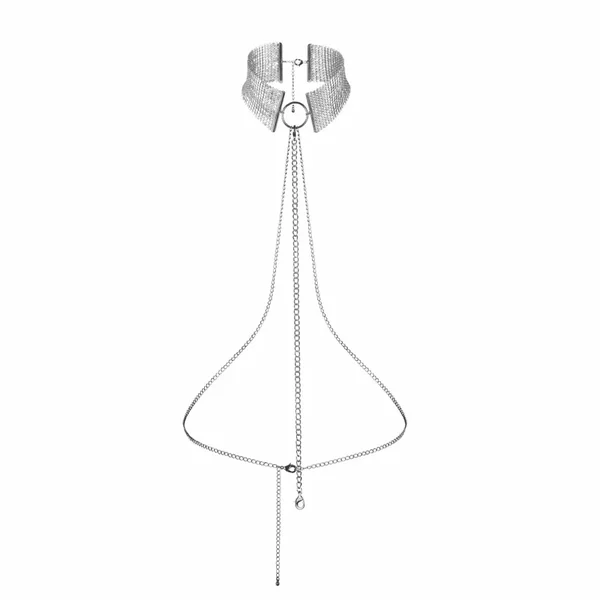 Bijoux Indiscrets Desir Metallique Collar – Silver