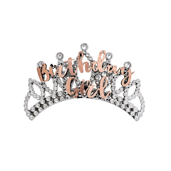 Birthday Girl Tiara - Rose Gold