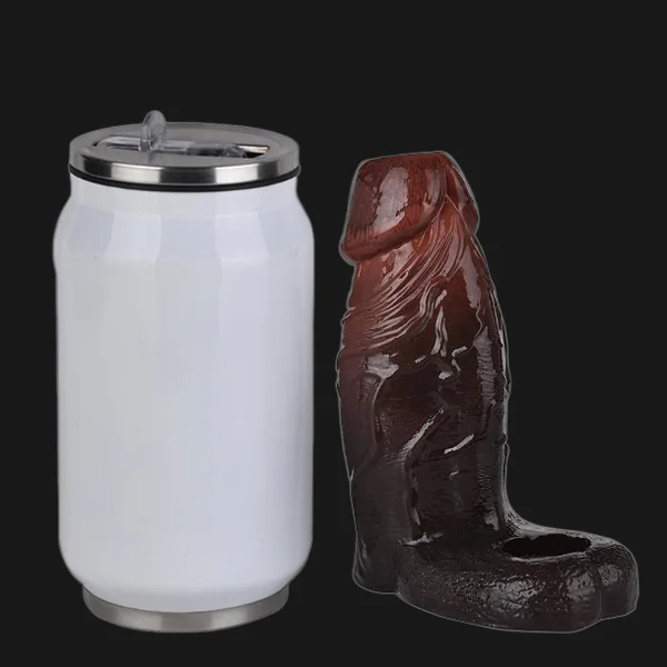 Black Cock Sleeve Sex Toy for Men - Ebony Big Girth Enlarger Cockring Penis Sheath