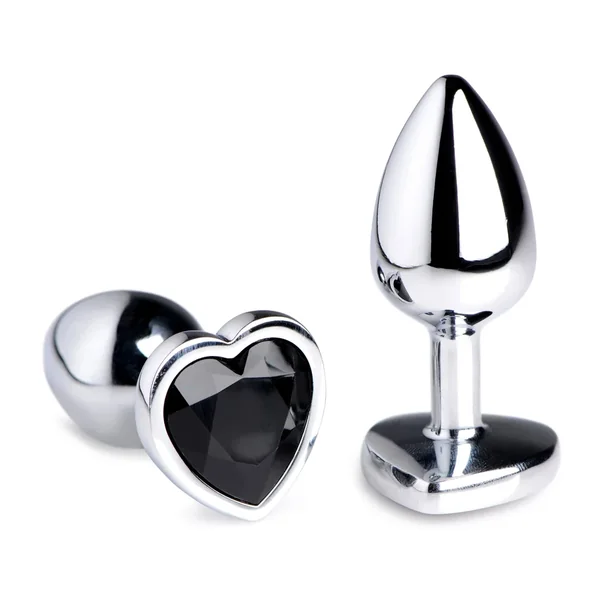 Black Heart Gem Anal Plug – Small