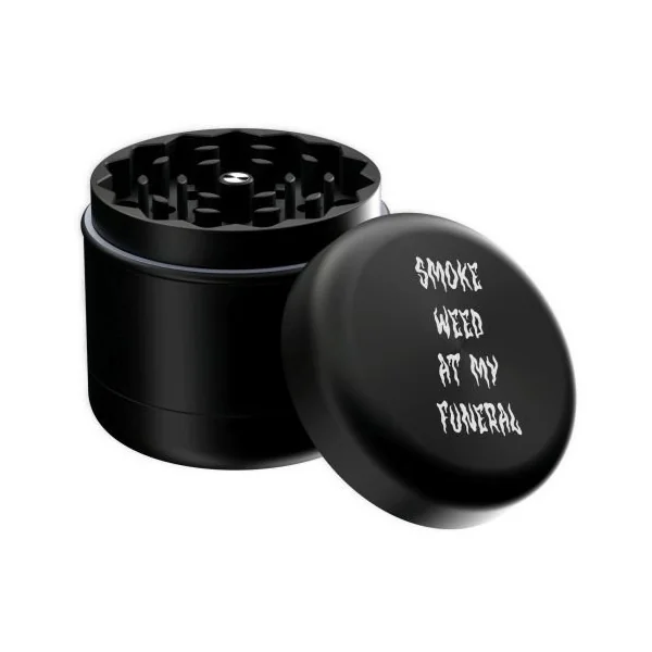 Blackcraft 4pc Grinder – Smoke Weed At My Funeral
