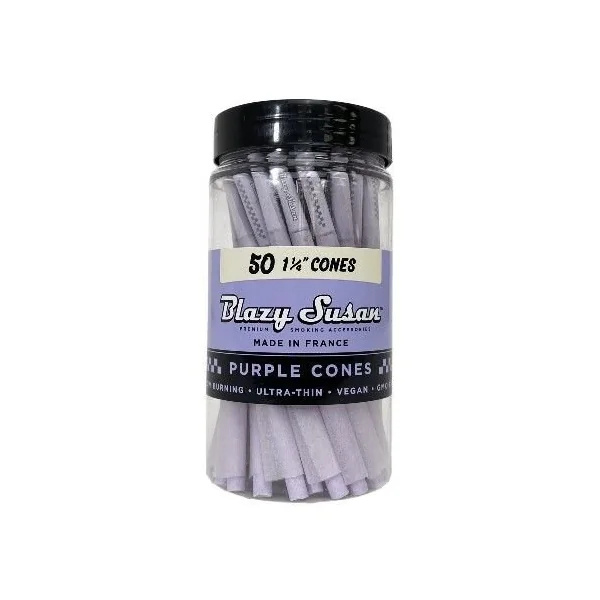Blazy Susan 50 Pack 1 1/4 Cones Purple