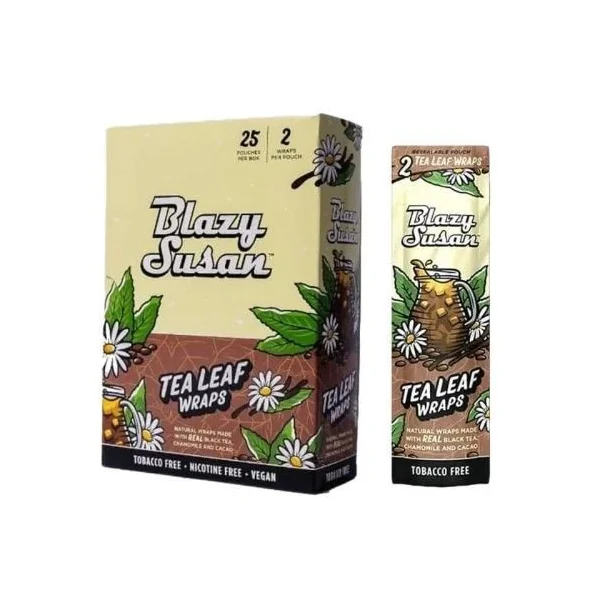 Blazy Susan Tea Leaf Wraps 25pk Display
