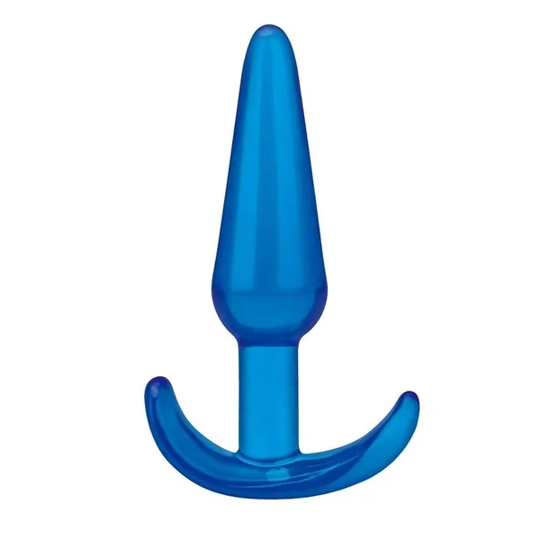 Blue Line Slim Tapered Butt Plug 4.25in – Blue