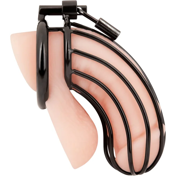 Blueline Prisoner Cock Cage With Padlock