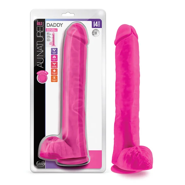 Blush Au Naturel Bold Daddy 14" Dildo - Pink