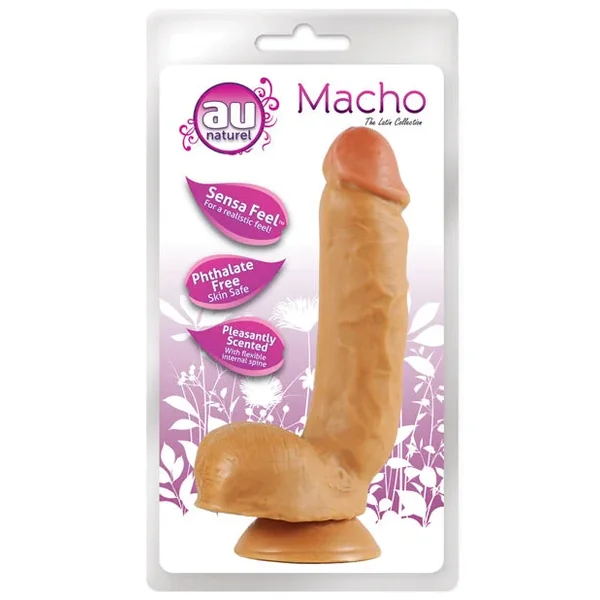 Blush Au Naturel Macho Dong w/Suction Cup