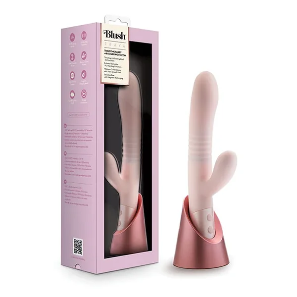 Blush Fraya Rabbit Rechargeable Vibrator – Pink