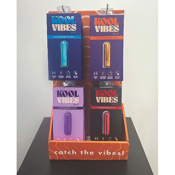 Blush Kool Vibes Merchandising Counter Display Kit – Assorted Colors Display of 4