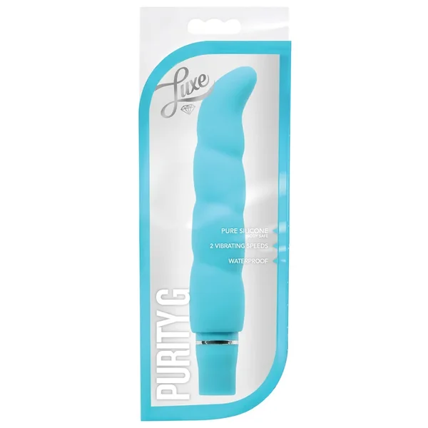 Blush Luxe Purity G Silicone Vibrator – Aqua