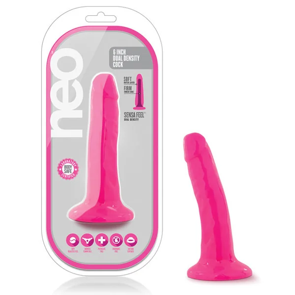 "Blush Neo 5.5"" Dual Density Cock"