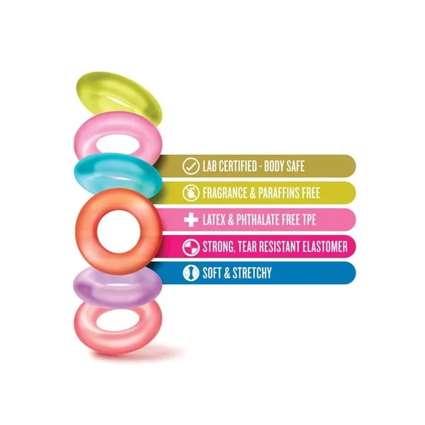 Blush Play With Me King of the Ring – Asst. Colors Set of 6