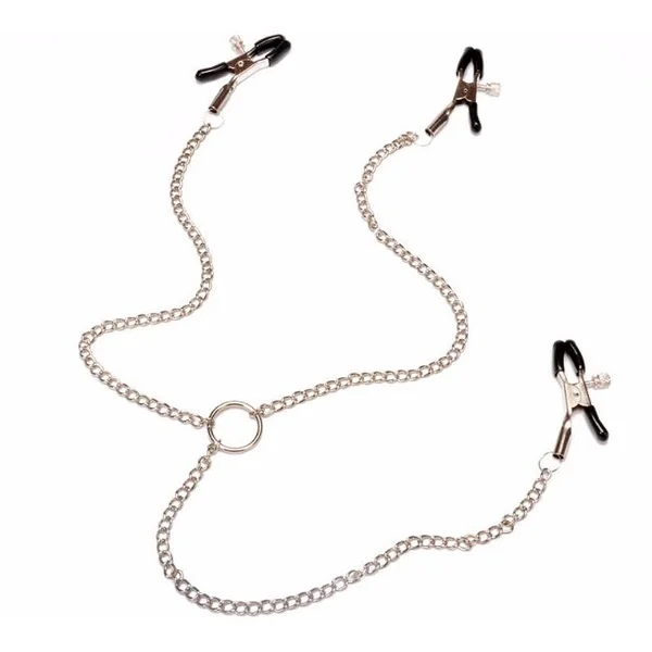 Bondage Boutique Adjustable Nipple Clamps and Clit Clamp