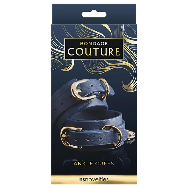 Bondage Couture Ankle Cuff - Blue
