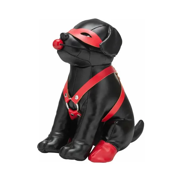 Bondage Puppies Booted Up Bandit Leather Stuffed Animal
