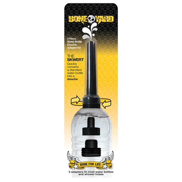 Boneyard Skwert 5 Pc Water Bottle Douche Adaptor Kit