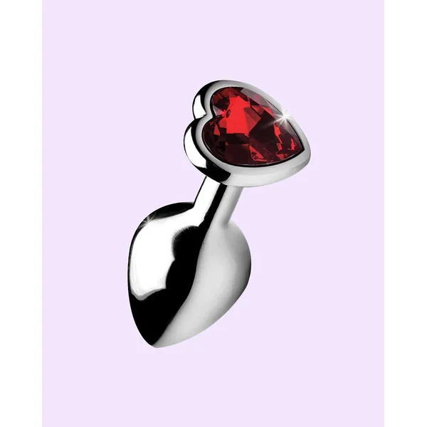 Booty Sparks Red Heart Gem Anal Plug