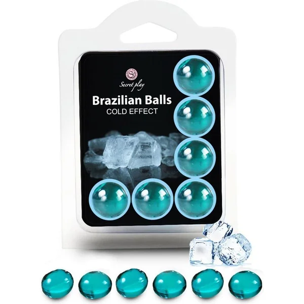 Boules de Massage Lubrifiante - Brazilian Balls Cold Effect | Effet Froid Glacée