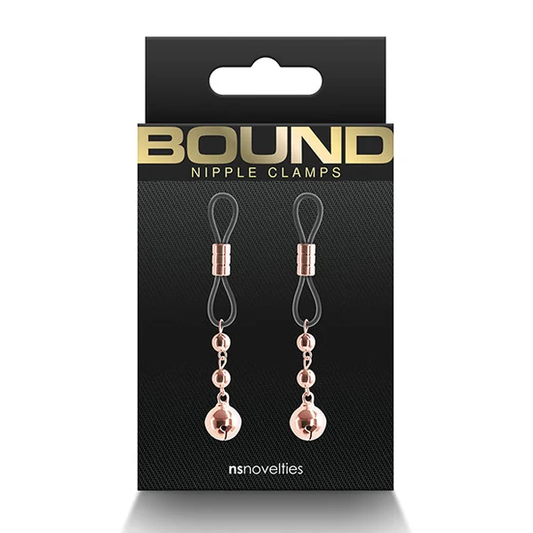 Bound D1 Nipple Clamps - Rose Gold