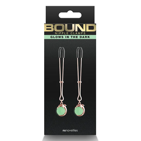 Bound Nipple Clamps - Rose Gold