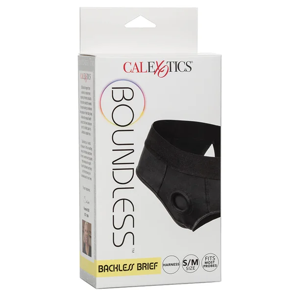 Boundless Backless Brief - S/M Black