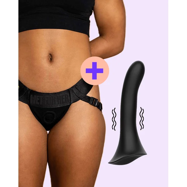 Bundle Jock Harness + Fusion Vibrating Strap-on