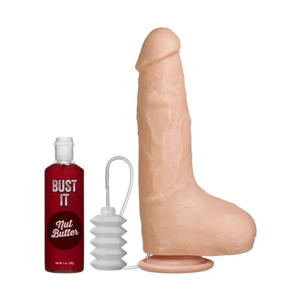 Bust It Squirting Realistic Cock White 8.5 Inch