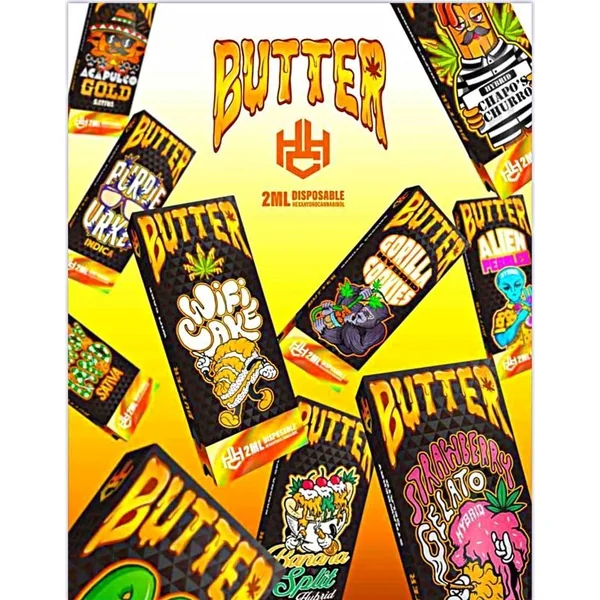 Butter 2ml HHC Disp Banana Split Hybrid