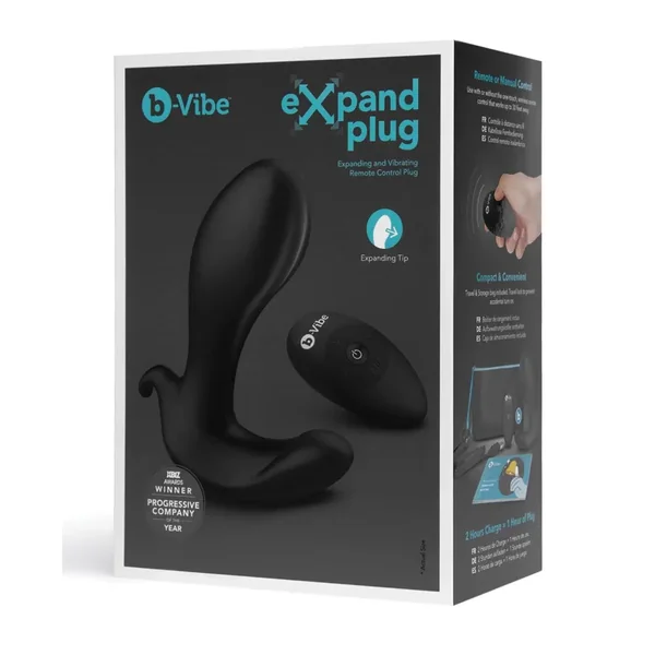 B-vibe Expand Plug – Black
