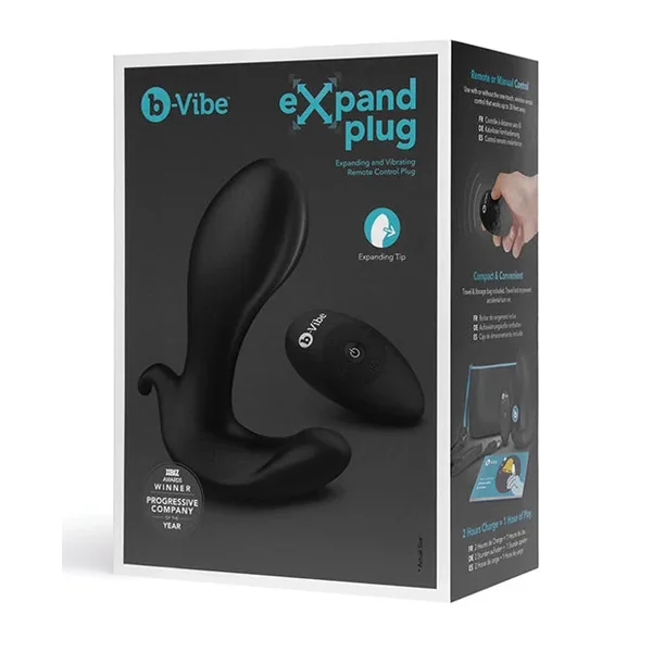 B-Vibe Expand Plug – Black
