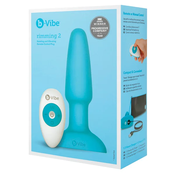 b-Vibe Rimming Plug 2 - Teal