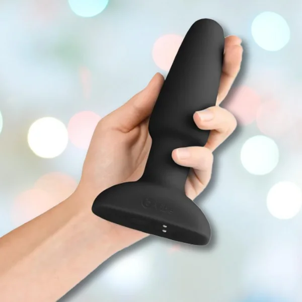 B-Vibe Rimming Plug 2 Vibrating Butt Plug - Black