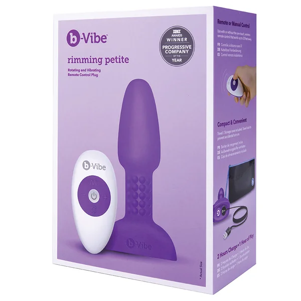 b-Vibe Rimming Plug Petite - Purple
