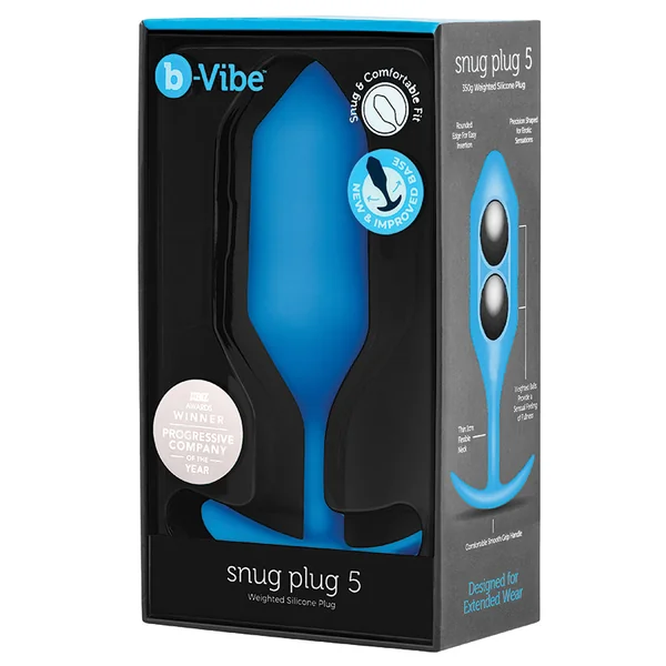 b-Vibe Snug Plug 5 - Blue