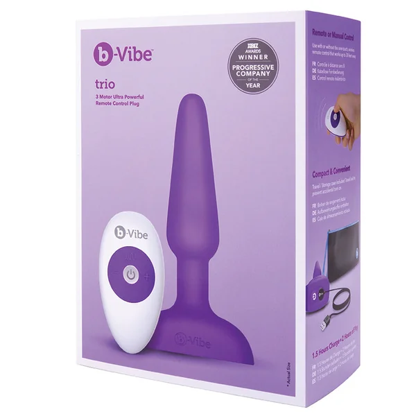 b-Vibe Trio Plug - Purple