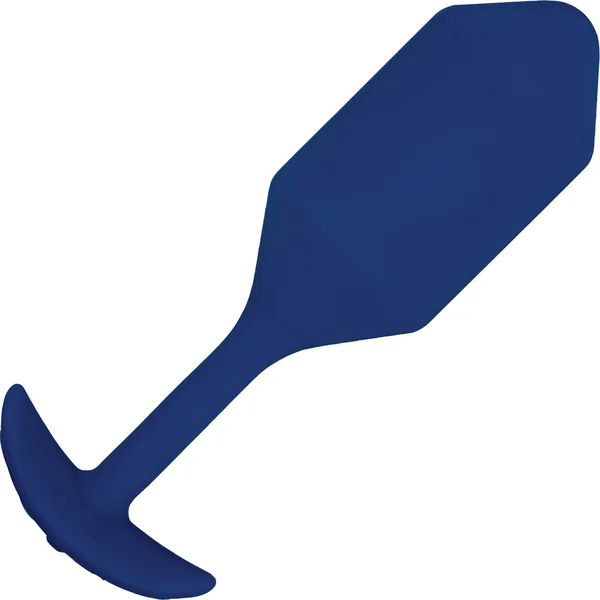 b-Vibe Vibrating Snug Plug 4 Rechargeable Silicone Anal Plug - Navy