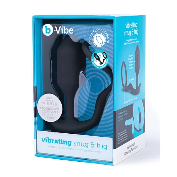 B-vibe Vibrating Snug & Tug - Black