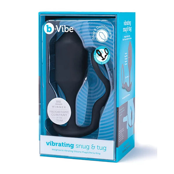 B-vibe Vibrating Snug & Tug Xl - Black