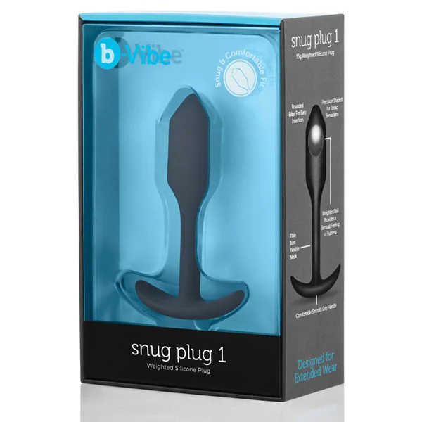 B-vibe Weighted Snug Plug 1 - 55 G
