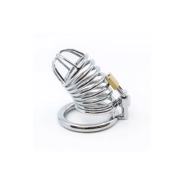 Cage004 The Gates Of Hell Chrome Chastity Cage