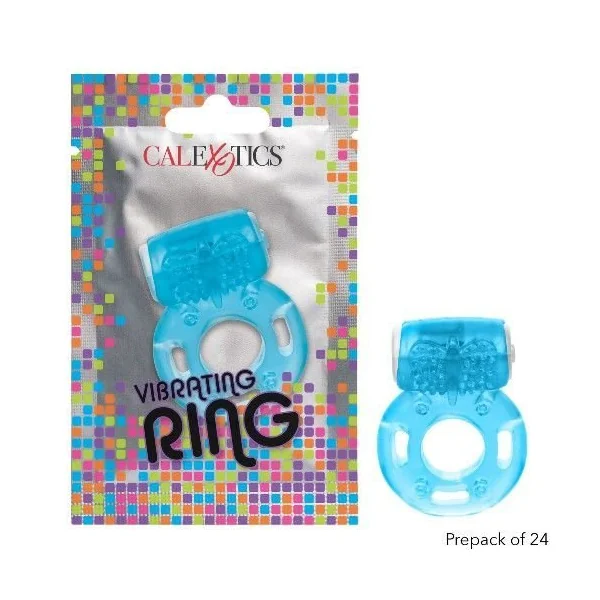 Calexotics Foil Pack Vibrating Ring Blue
