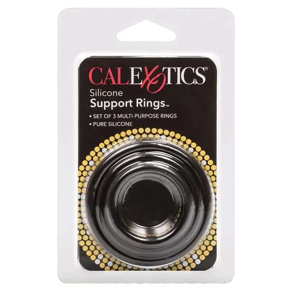 CalExotics Silicone Support Rings - Black (3 Pack)