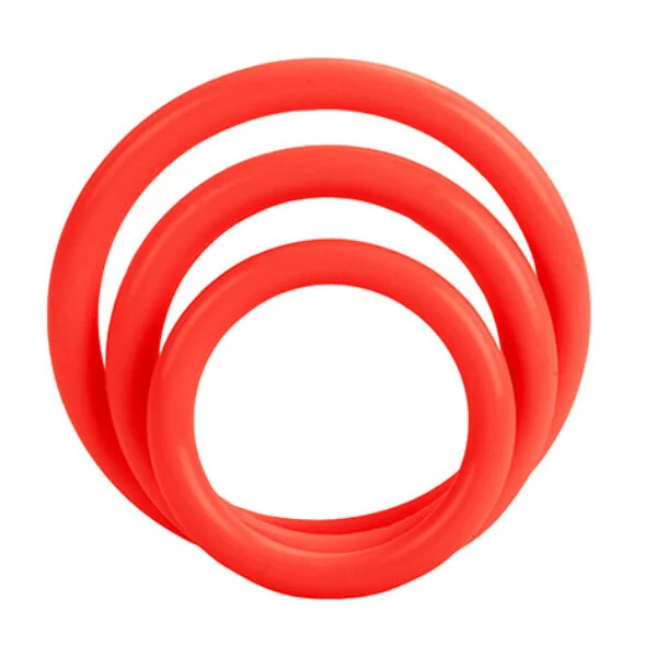CALEXOTICS - TRI-RINGS SET RED
