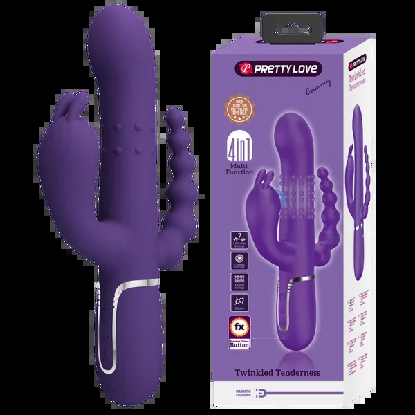 Cammy – 4in1 Multi-function Vibrator (Dark Purple)
