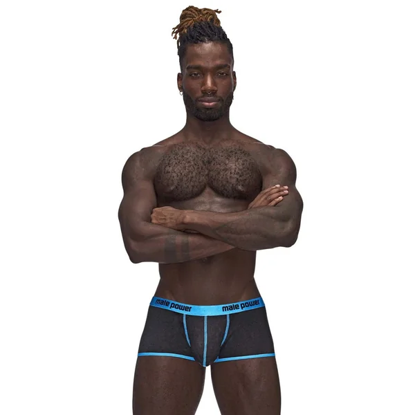 Casanova Uplift Mini Shorts - Small - Black/blue