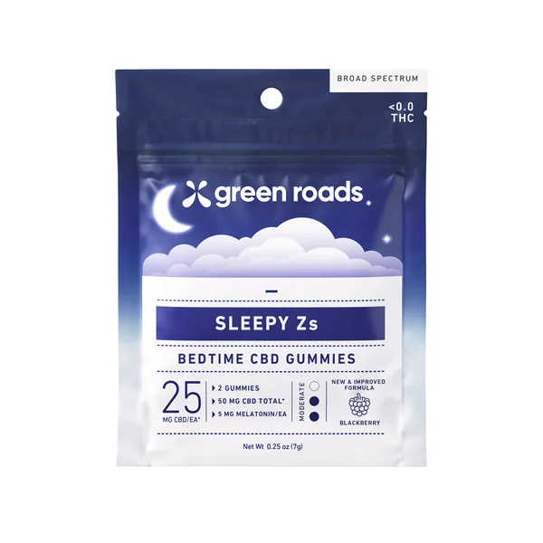 CBD 50MG SLEEPY Z’S GUMMIES 24 PC DSP BLACKBERRY (NET)