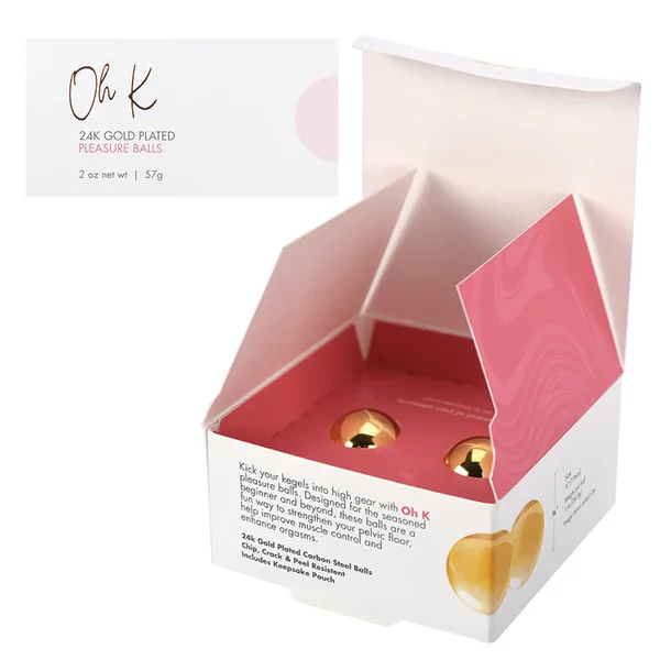 CG Oh K 24K Gold Plated Kegel Balls