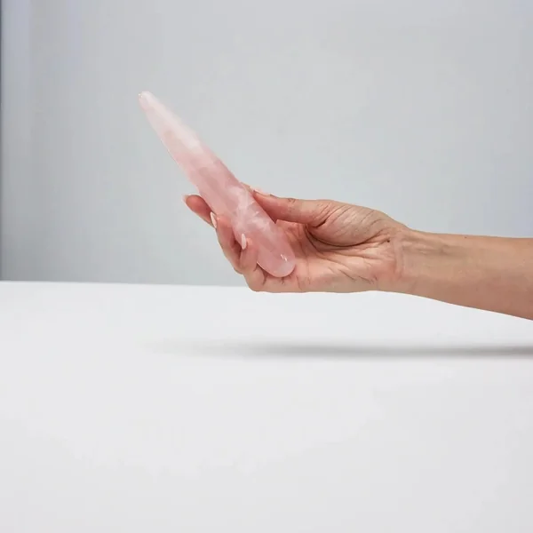 Chakrubs Heart Slim Rose Quartz Wand